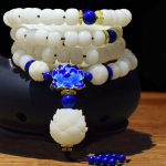 Ppxstar jade bead bracelet white jade closeup | people ​planet  x star