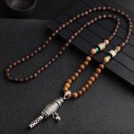 Ppxstar chakra necklace carved wood beads spiritual necklaces lifestyle | people ​planet  x star