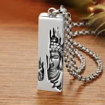 Ppxstar amulet protection buddha pendant necklace closeup | people ​planet  x star
