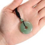 Ppxstar crescent moon necklace hand knot cord detail | people ​planet  x star