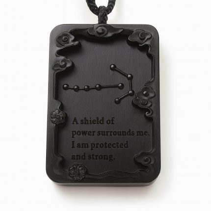 star protection symbol intention displayed on custom pendants amulet necklace for daily wear