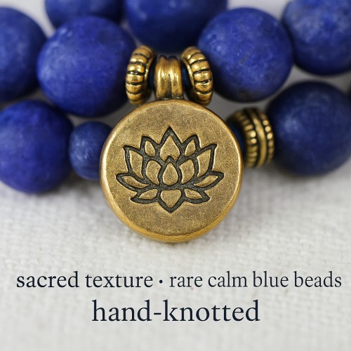 Ppxstar healing bracelets for women aquamarine mala wrap stacked display