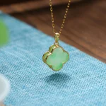 Ppxstar jade necklaces protection necklace green jadeite detail | people ​planet  x star