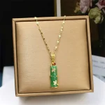 Ppxstar jadeite pendant good luck charm necklace lifestyle | people ​planet  x star