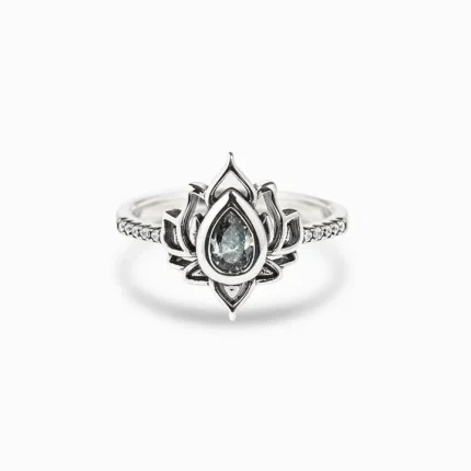 ppxstar labradorite ring lotus side view