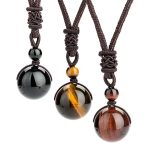 Ppxstar tiger eye necklace tiger eye beads closeup | people ​planet  x star