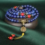 Ppxstar lucky charm bracelet lapis lazuli beads wrap view | people ​planet  x star