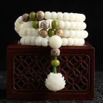 Ppxstar jade pendant necklace white jade lotus front | people ​planet  x star