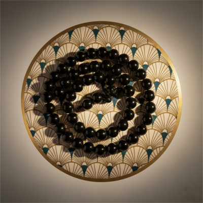 Ethereal light patterns forming a wave of energy illustrating the spiritual message of faith and trust from the 222 angel number