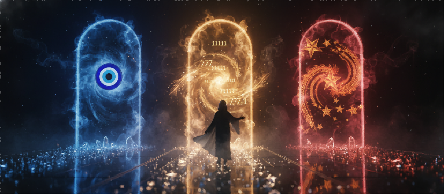 Ppxstar digital collections hero celestial wheel evil eye angel number lucky star dec 2025 | people ​planet  x star