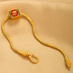 Ppxstar gold bead bracelet clasp macro | people ​planet  x star