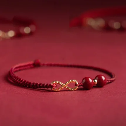 ppxstar mother and daughter bracelet red string closeup