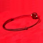 Ppxstar red rope anklet gift box presentation | people ​planet  x star
