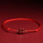 Ppxstar red rope bracelet adjustable slider knot | people ​planet  x star