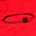 Ppxstar red rope bracelet four leaf clover charm macro | people ​planet  x star